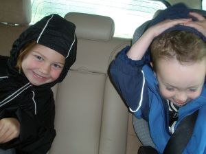 Silliness in the car